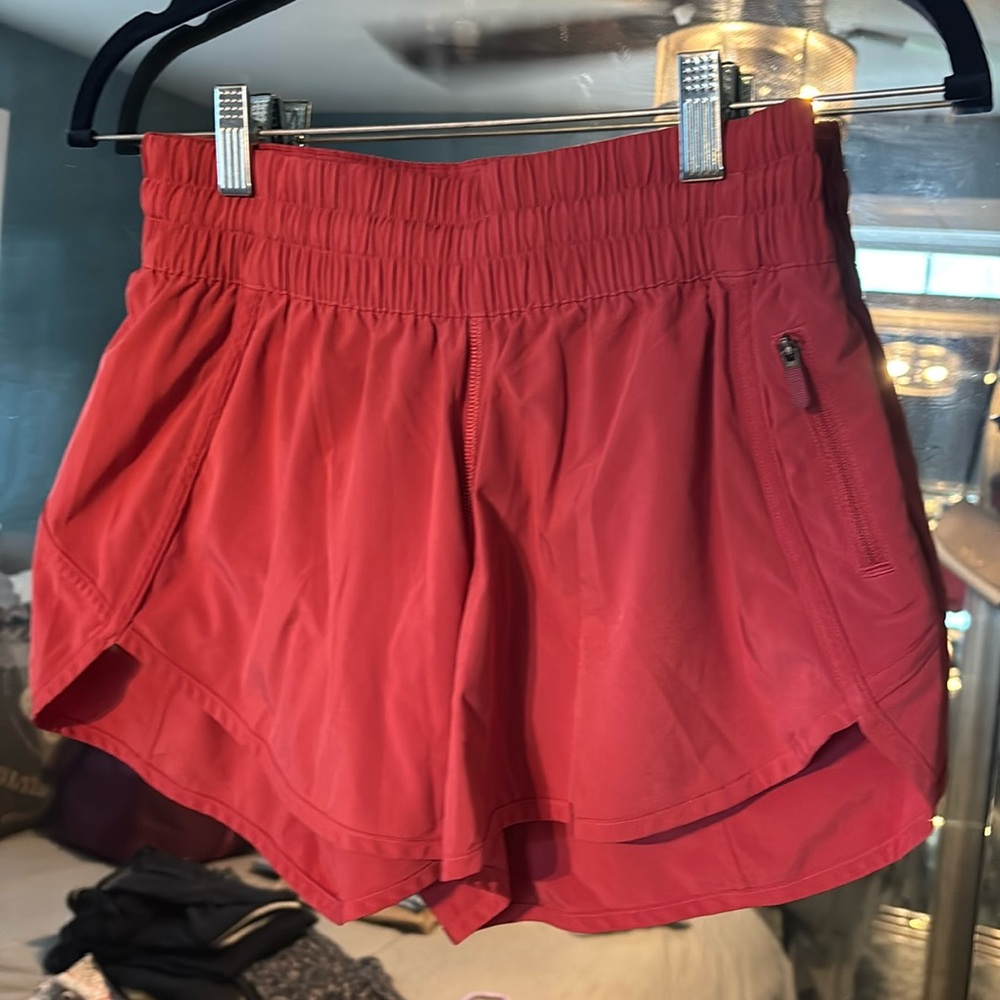 Lululemon Pink Zippered Shorts